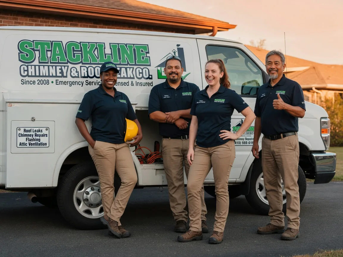 Chimney flashing repair company in Rincon, GA